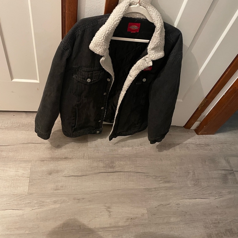 Dickies Black Sherpa-Lined Jacket
